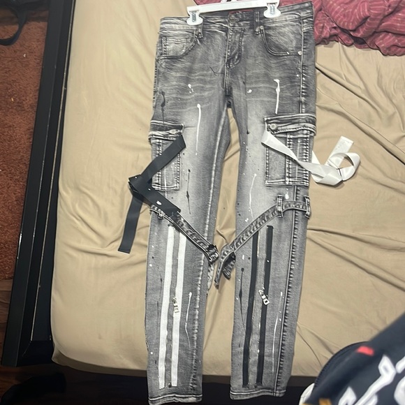 Denimcity black grey and white pants